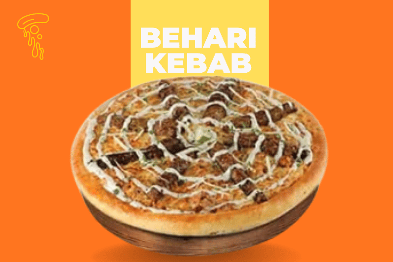 Behari Kebab Pizza