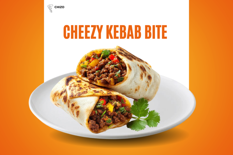 Cheesy Kebab Bites
